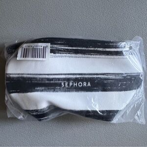 Cosmetic Zipper Bag Pouch | Sephora Rouge | Black/White | NEW